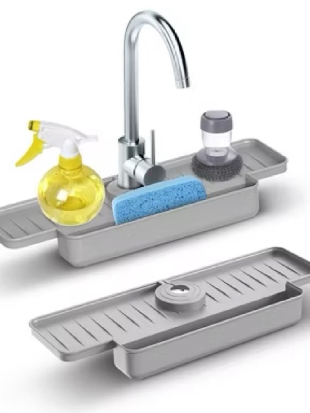 Cheer Collection Silicone Faucet Draining Mat